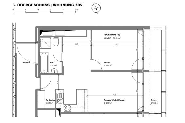 Plan Wohnung 305
